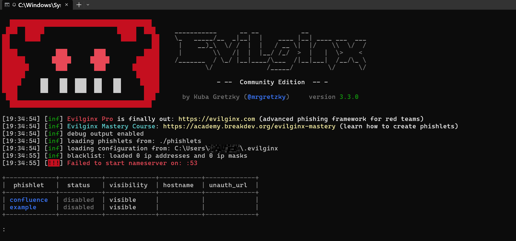Evilginx phishing evilginx first run with phishlet
